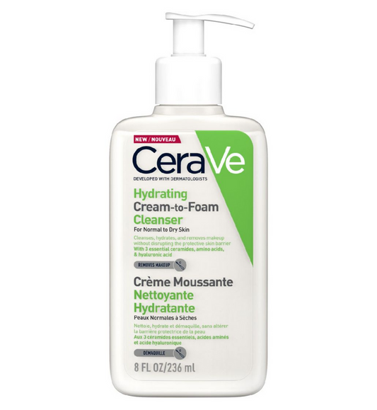 CeraVe Hydrating Cream to Foam Cleanser 236ml