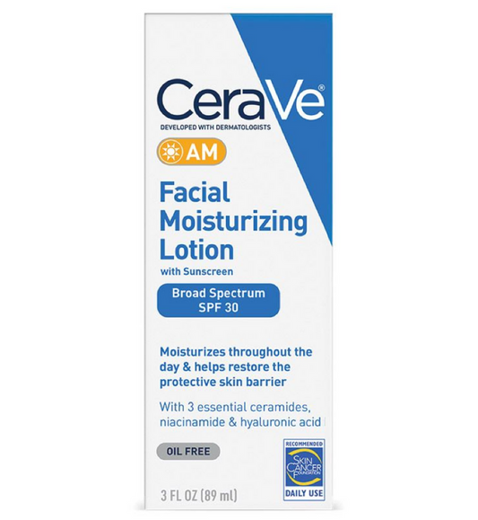 CeraVe Facial Moisturizing Lotion AM with SPF 30 : 89ml (3 fl. oz.)